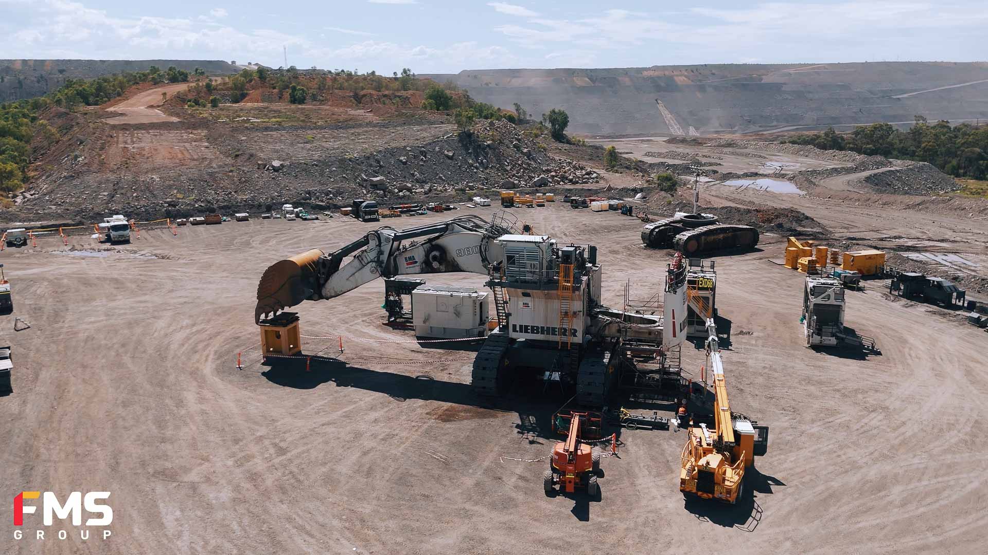Liebherr 9800 Shutdown — equipment documentation for FMS Group